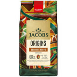 Jacobs Origins Caffè in grani Uganda e Kenya, espresso corposo con una nota speziata, forza 8/10, caffè in grani interi, 1 kg