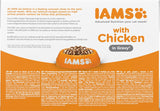 IAMS Delights Kitten Nassfutter - Multipack Katzenfutter mit Hunn in Sauce, alta qualità Futter für Junior Kätzchen von 1-12 Monate, 12 x 85 g