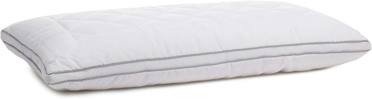 Gözze - Cuscino con cuscino interno 150G e fascia climatica, incluso sacchetto di ricarica, 40 X 80 cm - Cuscini standard Bianco Naty Shop