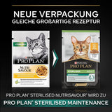 Alimento umido sterilizzato Pro Plan per gatti adulti con pulcini, confezione da 26 (26 x 85 g)