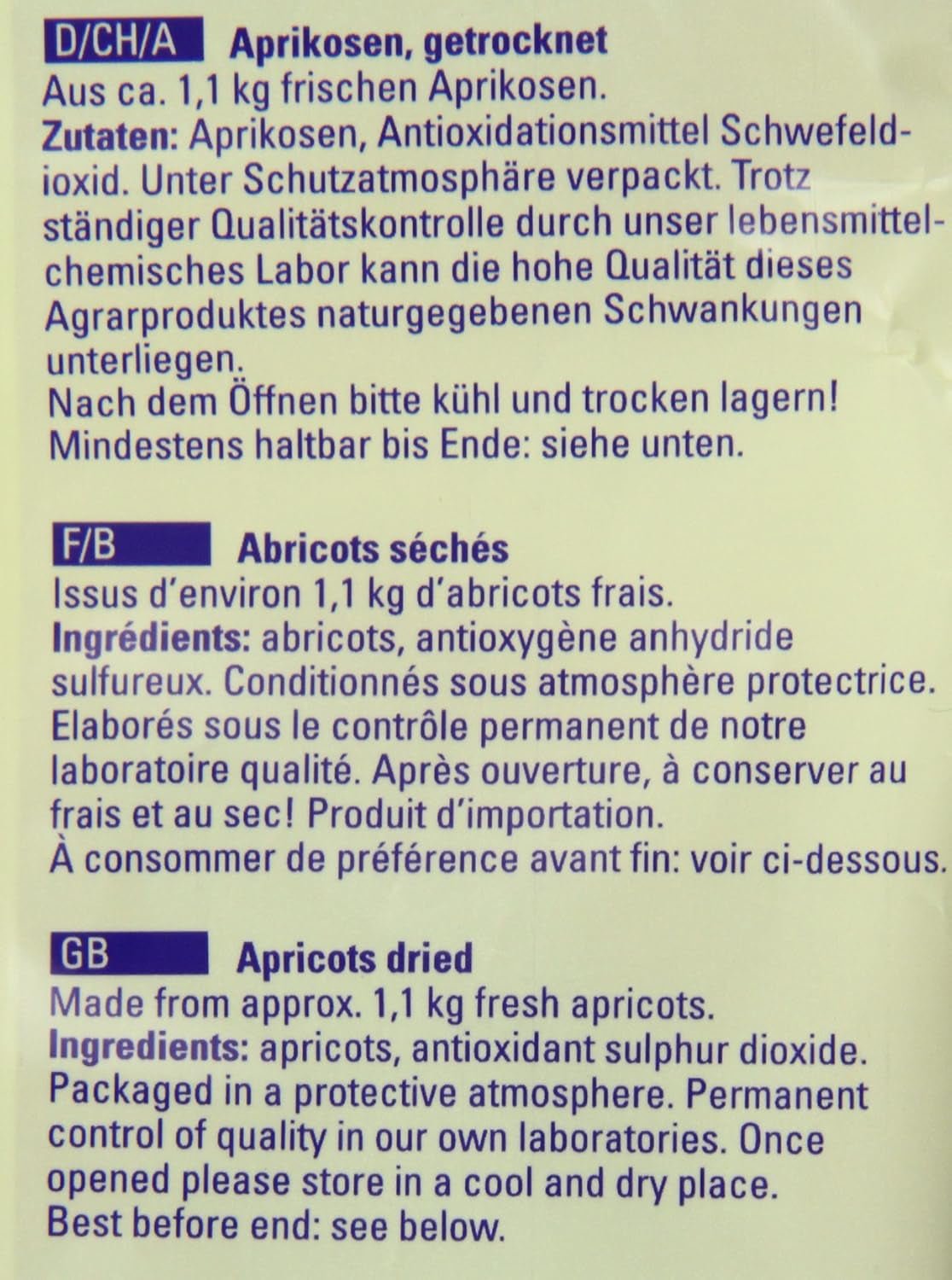 Albicocca Seeberger 200g Naty Shop prodotti disidratati