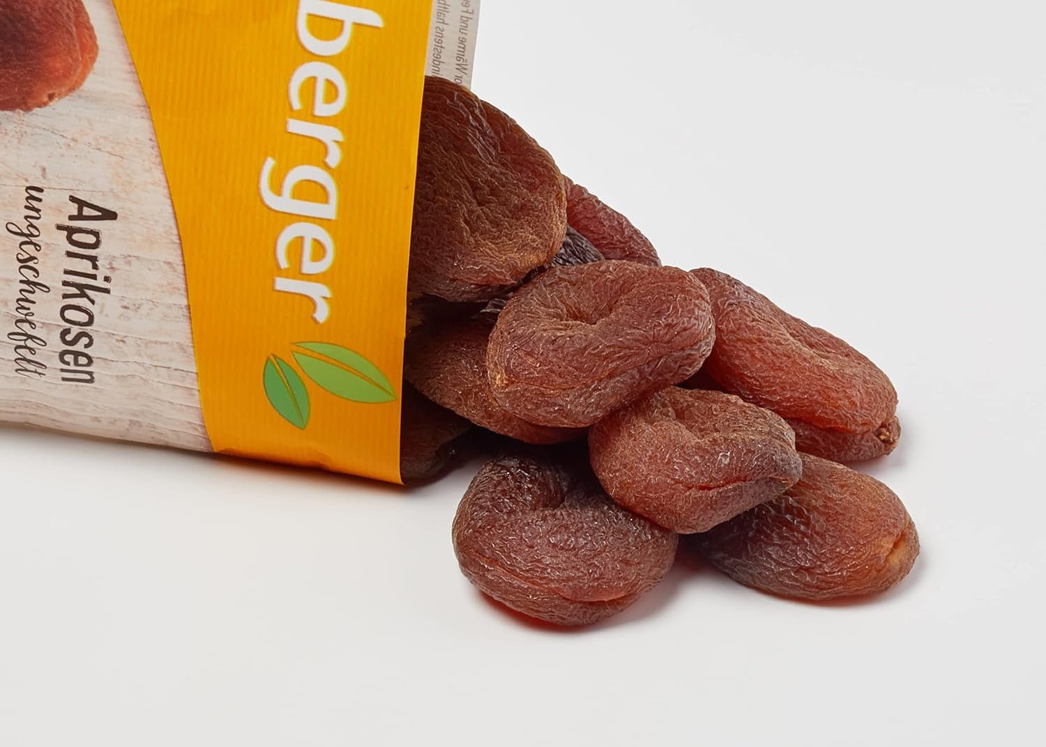 Albicocche non solforate Seeberger: albicocche secche non trattate dal sapore dolce e fruttato - senza zuccheri aggiunti - denocciolate, vegane (1 x 125g) Naty Shop Prodotti disidratati