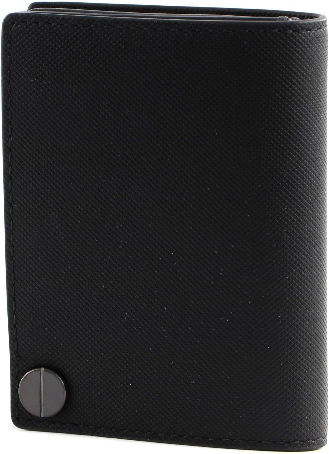 Calvin Klein CK CLEAN PQ COVERED CARDholder Portafoglio da uomo, nero (Ck Black), OS Wallet Uomo Naty Shop