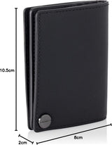 Calvin Klein CK CLEAN PQ COVERED CARDholder Portafoglio da uomo, nero (Ck Black), OS Wallet Uomo Naty Shop
