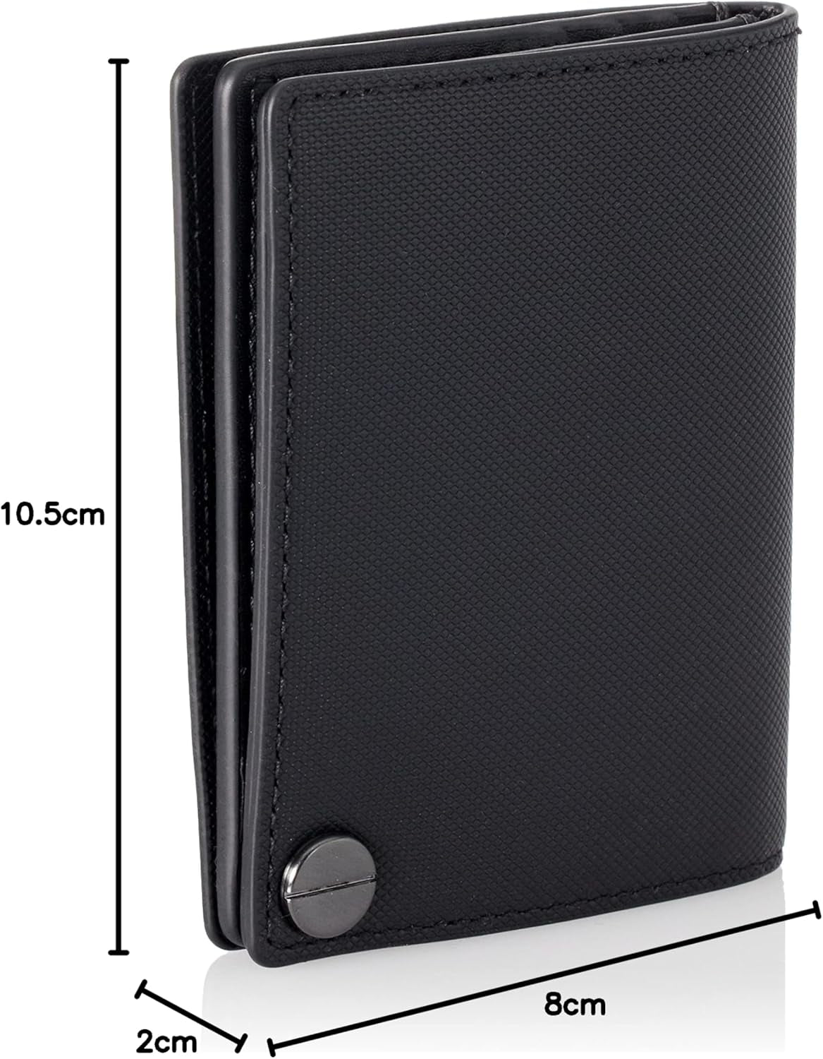 Calvin Klein CK CLEAN PQ COVERED CARDholder Portafoglio da uomo, nero (Ck Black), OS Wallet Uomo Naty Shop