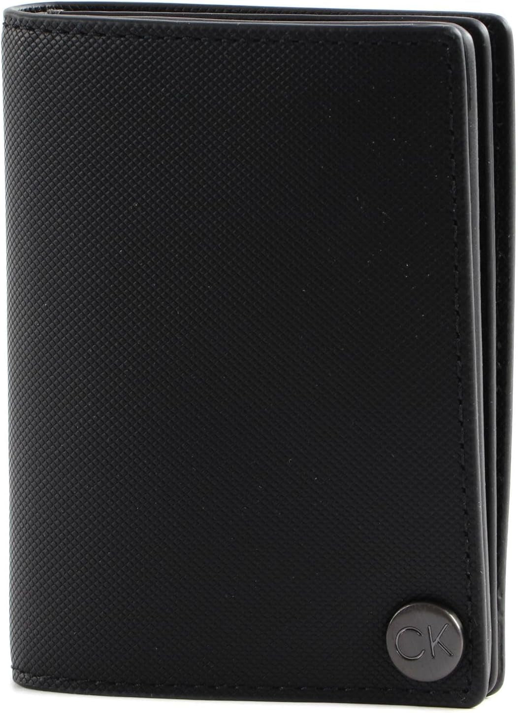 Calvin Klein CK CLEAN PQ COVERED CARDholder Portafoglio da uomo, Nero (Ck Black), Portafoglio da uomo OS Naty Shop Titolo predefinito