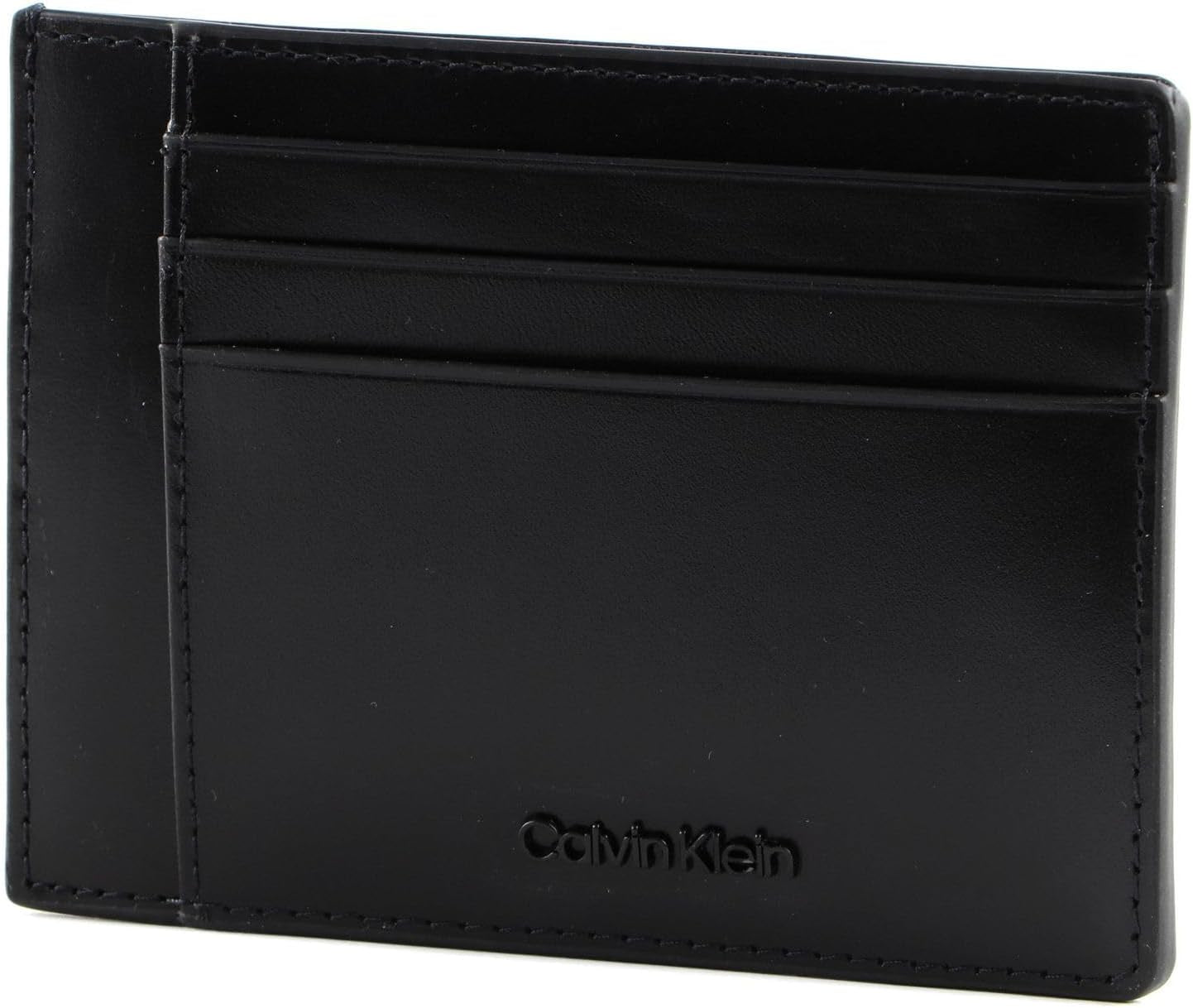 Calvin Klein CK MEDIAN ID CARDholder Portafoglio da uomo, Nero (Ck Black), Portafoglio da uomo OS Naty Shop Titolo predefinito