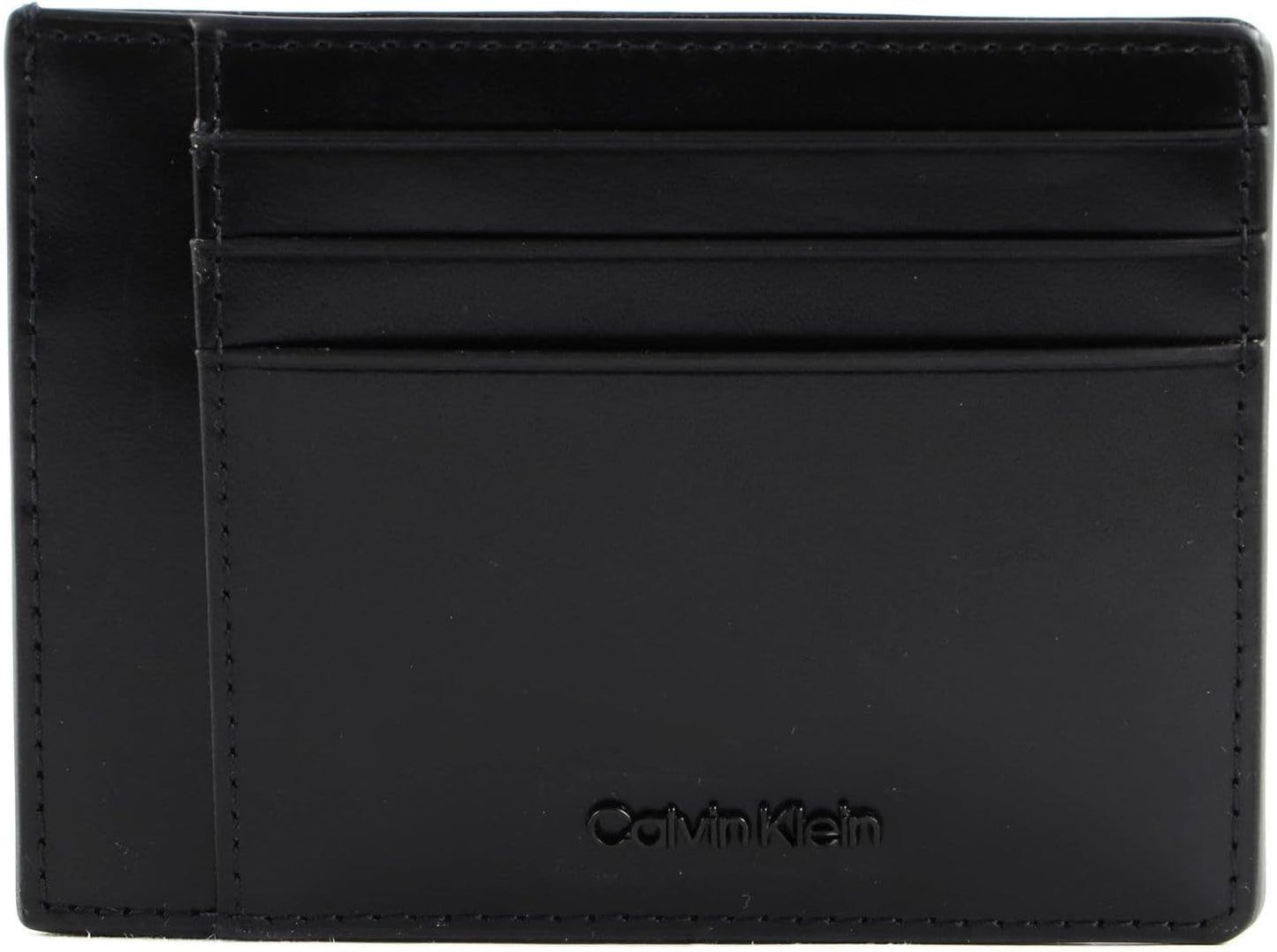 Calvin Klein CK MEDIAN ID CARDholder Portafoglio da uomo, nero (Ck Black), OS Men's Wallet Naty Shop