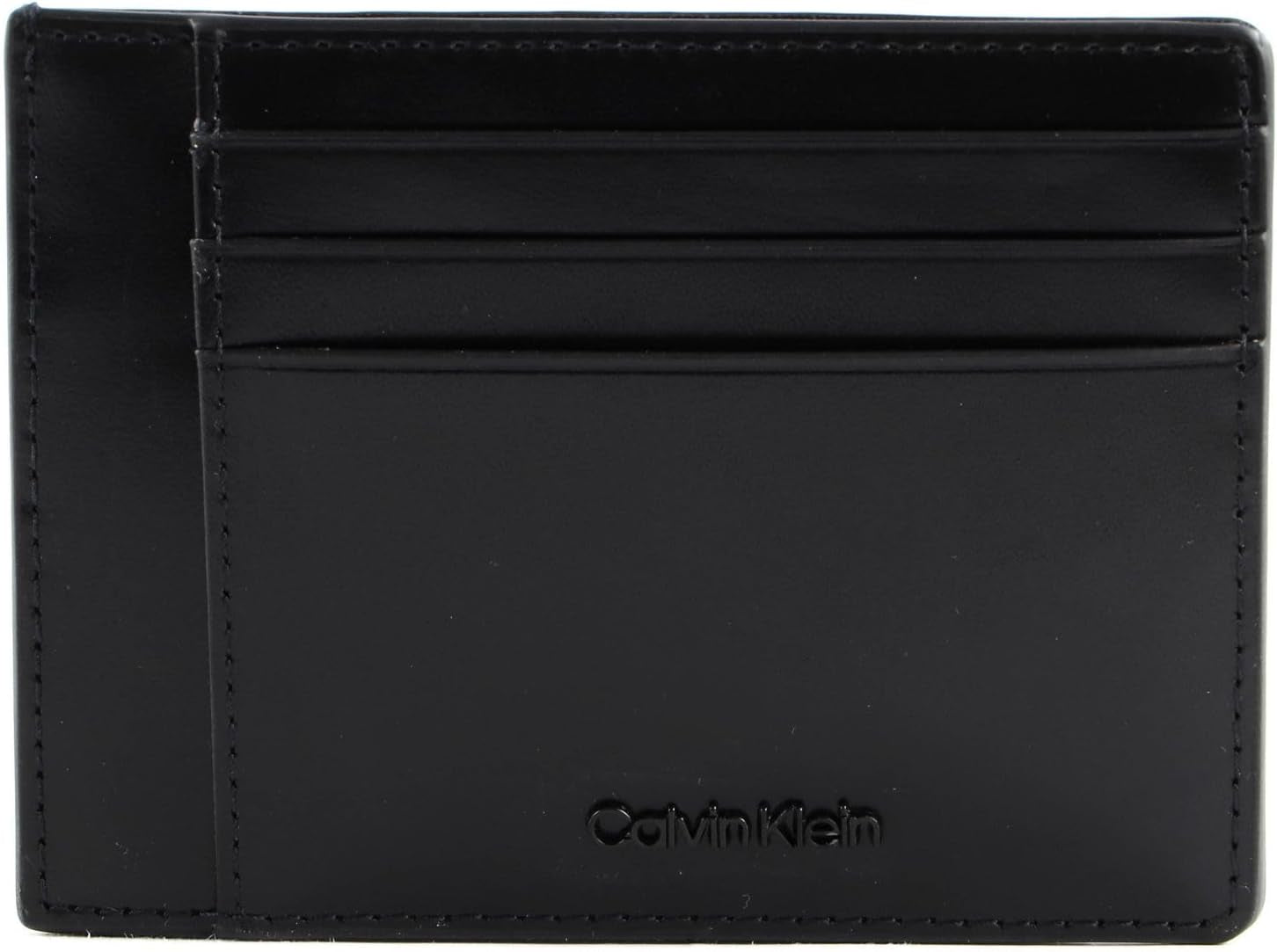 Calvin Klein CK MEDIAN ID CARDholder Portafoglio da uomo, nero (Ck Black), OS Men's Wallet Naty Shop