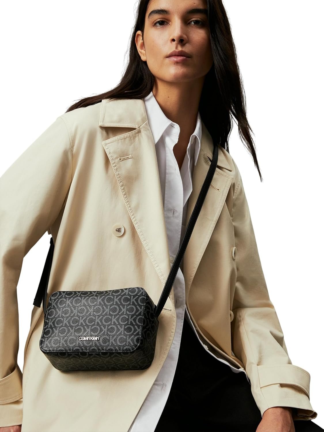 Borsa a tracolla da donna Calvin Klein Ck Must Camera Bag Mono Klein, nero (Black Mono), dimensione naturale Borse donna Naty Shop