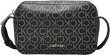 Calvin Klein Borsa a tracolla da donna Ck Must Camera Bag Mono Klein, Nero (Black Mono), Dimensioni naturali Borse Donna Naty Shop Default Title