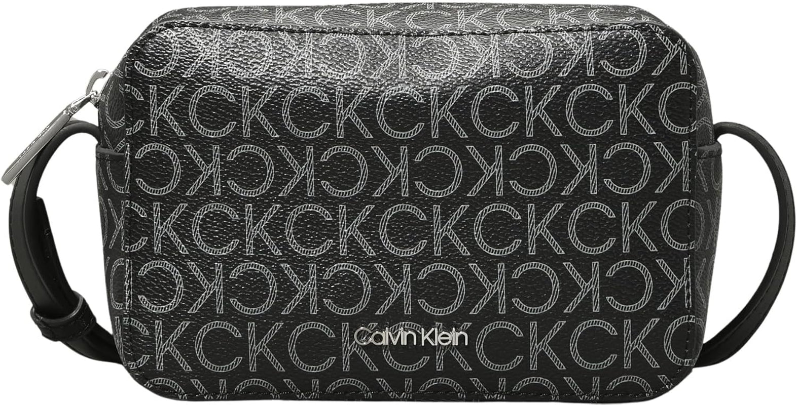 Calvin Klein Borsa a tracolla da donna Ck Must Camera Bag Mono Klein, Nero (Black Mono), Dimensioni naturali Borse Donna Naty Shop Default Title