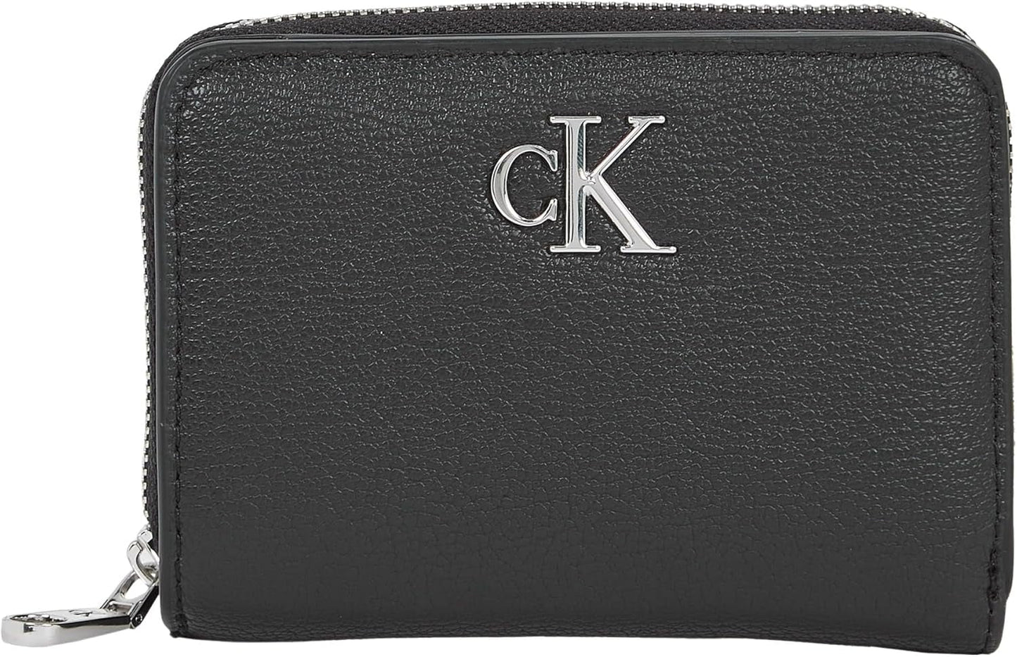 Calvin Klein Portafoglio da donna Minimal Monogram Zip Around Klein, Nero (Black), Taglia unica Portafoglio Donna Naty Shop Titolo predefinito