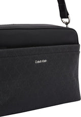 Calvin Klein Borsa a tracolla da donna Must Camera Bag Mono Wide Strap Strap, Nero (Ck Black), a grandezza naturale Borse da donna Naty Shop
