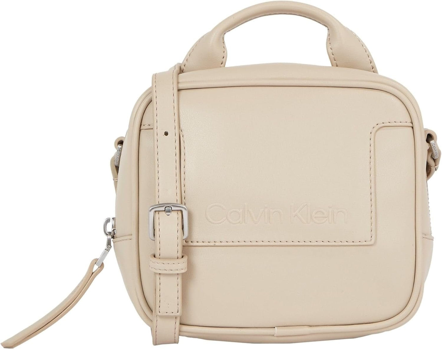 Calvin Klein Ladies Ck Set Camera Bag K60k611073 Crossovers Donna Borse Naty Shop Grigio (Doeskin)