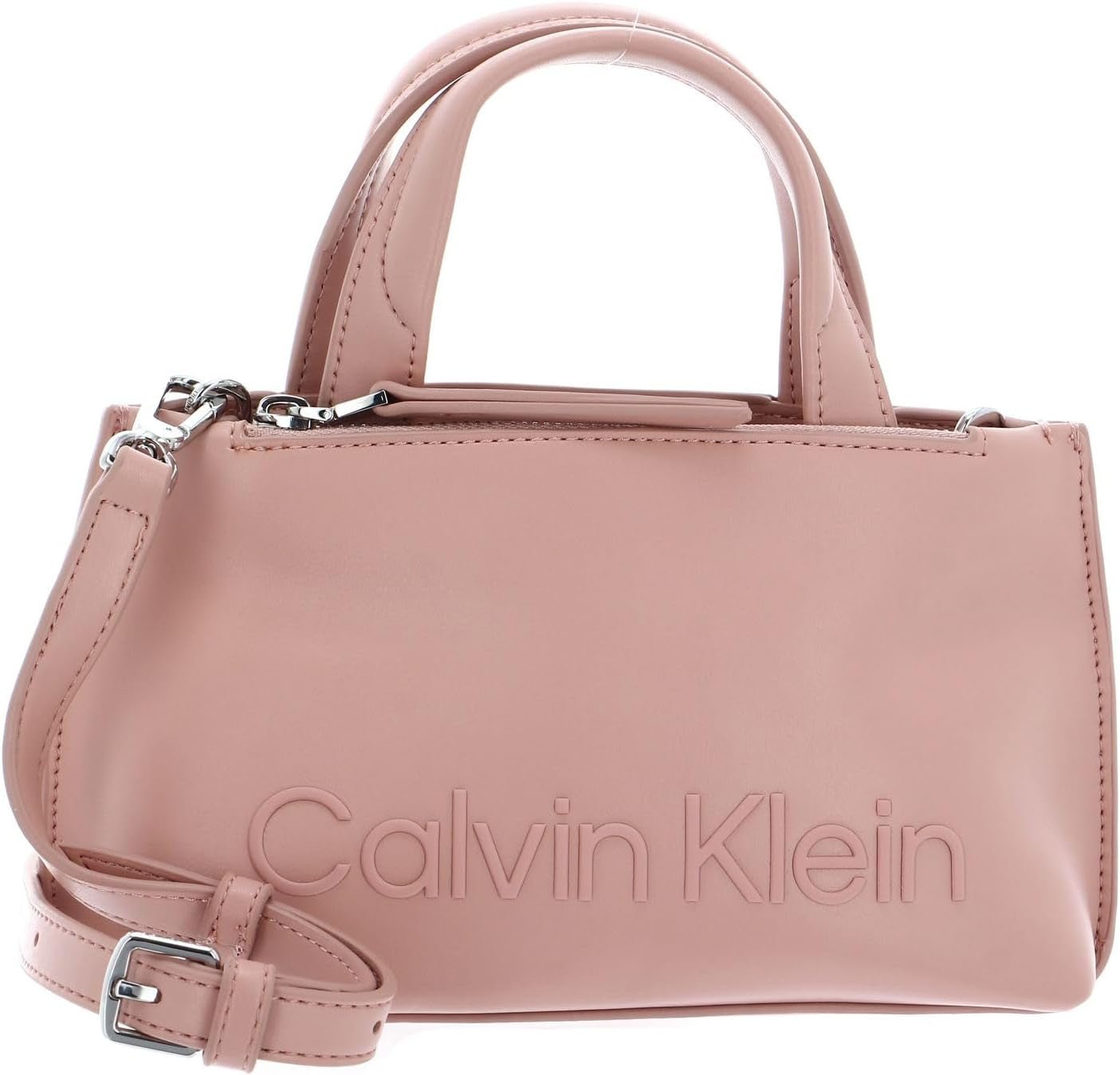 Calvin Klein Ladies Ck Set Mini Tote K60k610167 Borsa tote Donna Borse Naty Shop Marrone (Café Au Lait)