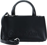 Calvin Klein Ladies Ck Set Mini Tote K60k610167 Borsa tote Donna Borse Naty Shop Nero (Ck Black)