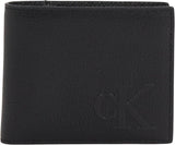 Calvin Klein Uomo Sculpted Impression Billfod Cc Lv04g1022g Accessori da viaggio Portafoglio bi-fold Portafoglio da uomo Naty Shop Nero (Na Black) Os