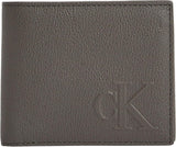 Calvin Klein Uomo Sculpted Impression Billfod Cc Lv04g1022g Accessori da viaggio Portafoglio bi-fold Portafoglio da uomo Naty Shop Grigio (Beluga) Os