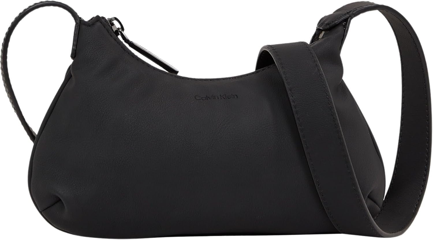 Calvin Klein Crossbody Borsa a tracolla Klein con cerniera, Nero (Ck Black), Borse a grandezza naturale da donna Naty Shop Titolo predefinito
