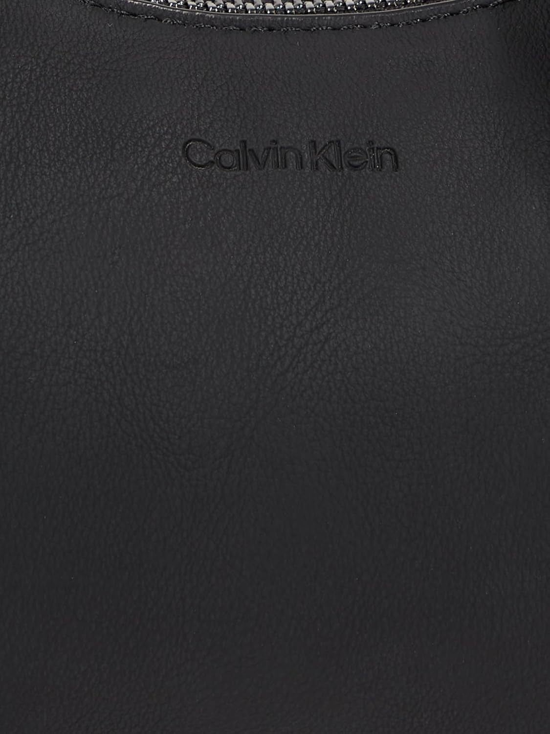 Calvin Klein Crossbody Klein Zipper Borsa a tracolla, Nero (Ck Black), Dimensioni naturali Borse da donna Naty Shop