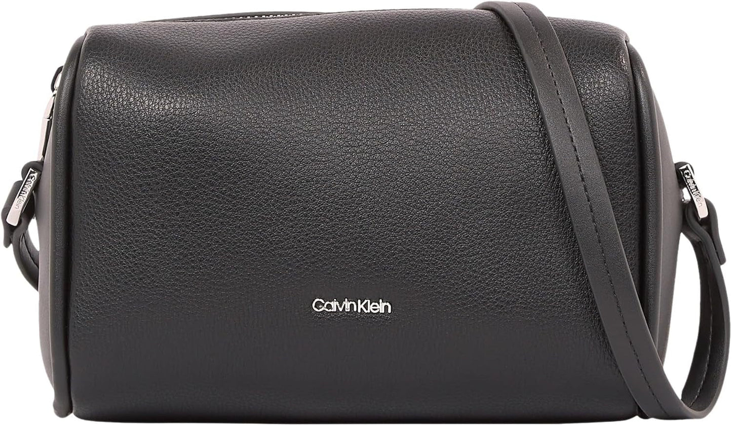 Borsa a tracolla Calvin Klein da donna Refine Camera Bag Klein Borse Donna Naty Shop Nero (Ck Black)