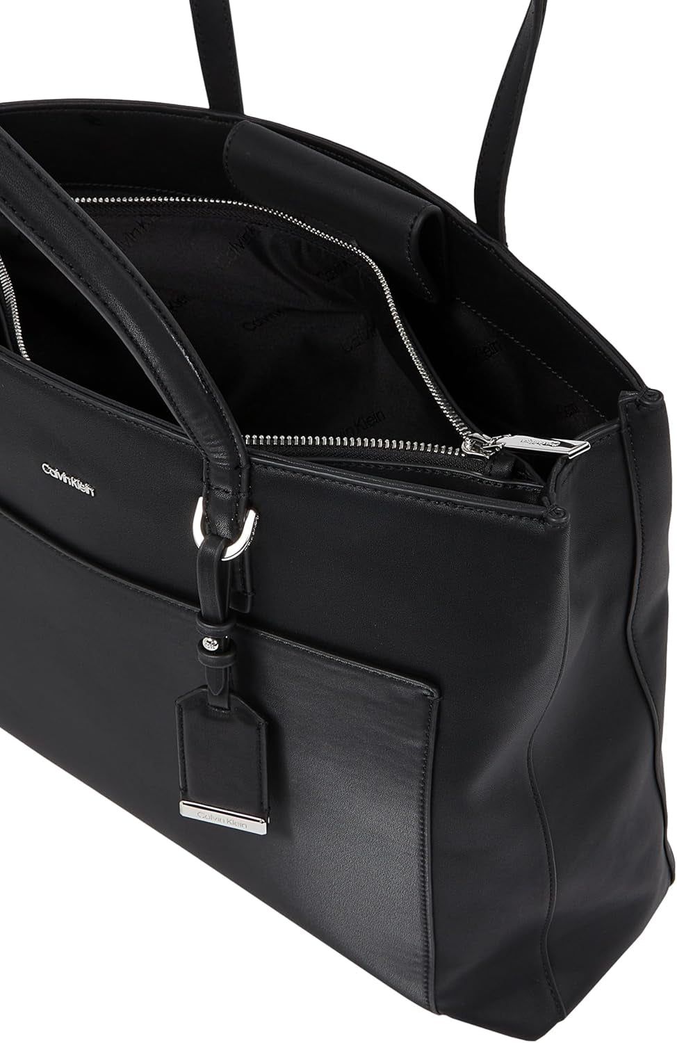 Calvin Klein Shopper Donna Must Medium con cerniera, Nero (Ck Black), Taglia unica Borse Donna Naty Shop