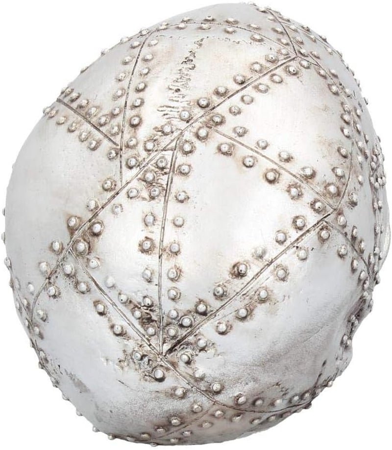 Testa rivetto 18 cm argento Statue e sculture Naty Shop