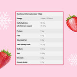 Fragole intere liofilizzate 100g - Frutta liofilizzata - Frutta secca liofilizzata - Fragole secche - Perfette per cuocere al forno, decorare torte, snack, muesli e dessert Prodotti disidratati Naty Shop