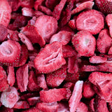 Fragole liofilizzate 150g - Fette di fragola liofilizzata - Frutta secca liofilizzata - Frutta fragola secca - Perfetta per cuocere al forno, decorazioni, snack, muesli, dessert Prodotti disidratati Naty Shop