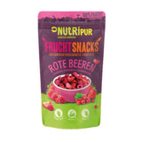 Fragole liofilizzate 300g: Fette di fragole secche non zuccherate - Fragole liofilizzate con frutta pura, piene di sapore: Bacche liofilizzate - NUTRIPUR Frutta secca Naty Shop Prodotti disidratati 100G (Confezione da 1) Frutti Rossi