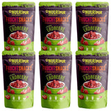 Fragole Liofilizzate 300g: Fette Di Fragole Secche Non Zuccherate - Fragole liofilizzate con Frutta Pura, Piene di Sapore: Bacche Liofilizzate - NUTRIPUR Frutta Secca Naty Shop Prodotti Disidratati 25G (Confezione da 6) Fragole