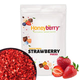 Fragole liofilizzate pezzi 100g - Fragole liofilizzate Prodotti disidratati Naty Shop 100G