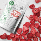 Fragole liofilizzate | Frutta liofilizzata | Frutta secca senza zucchero Frutta secca | Fragole secche Liofilizzate | Frutta liofilizzata (90g) Prodotti disidratati Naty Shop