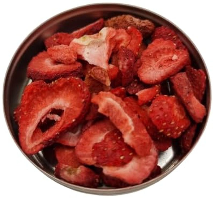 Fragole liofilizzate in una scatola da viaggio, cibo per i nervi, regalo per il relax, prodotti a base di fragole essiccate Naty Shop