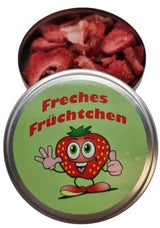 Fragole liofilizzate in una scatola da viaggio, cibo per i nervi, regalo per il relax, prodotti a base di fragole essiccate Titolo predefinito di Naty Shop