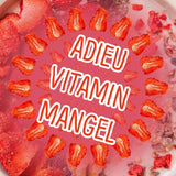 Fragole liofilizzate biologiche: 70g fragole essiccate per smoothie bowl, muesli, guarnizioni per porridge - frutti di bosco liofilizzati senza zuccheri aggiunti - fragole liofilizzate - Frutta NutriPur Prodotti disidratati Naty Shop