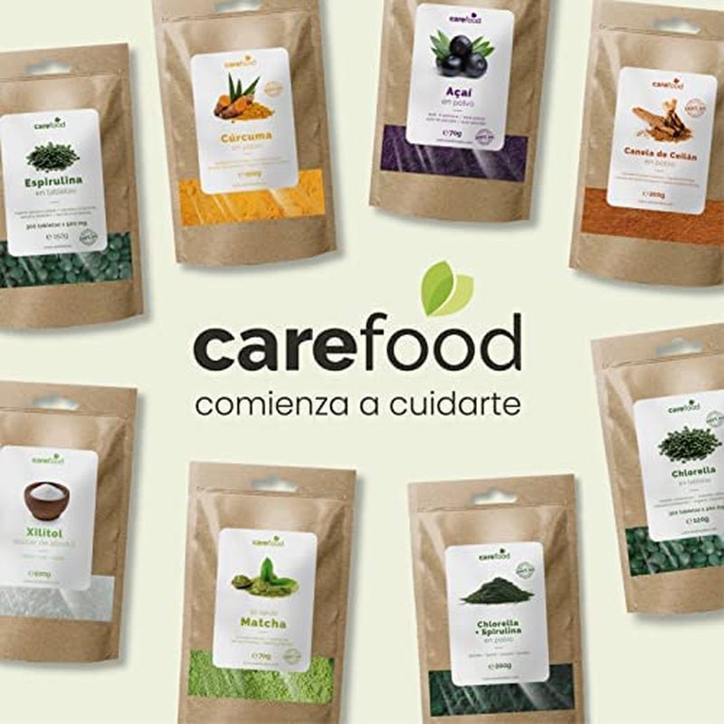 Carefood - Frutta di Goji Biologica - Superfood frutta secca 100% naturale - snack biologico senza zuccheri aggiunti e adatto ai vegani - sapore dolce con leggera acidità - 200 g di prodotti disidratati Naty Shop