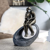Casablanca - Scultura - Statuina decorativa - Momento - Coppia - Poly - bronzo colorato - 27 x 19 cm Statue e sculture Naty Shop