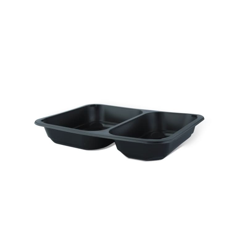 Casseruola Termo 2 Scomparti e Coperchio Trasparente, Set 10 pezzi Catering Nati Shop