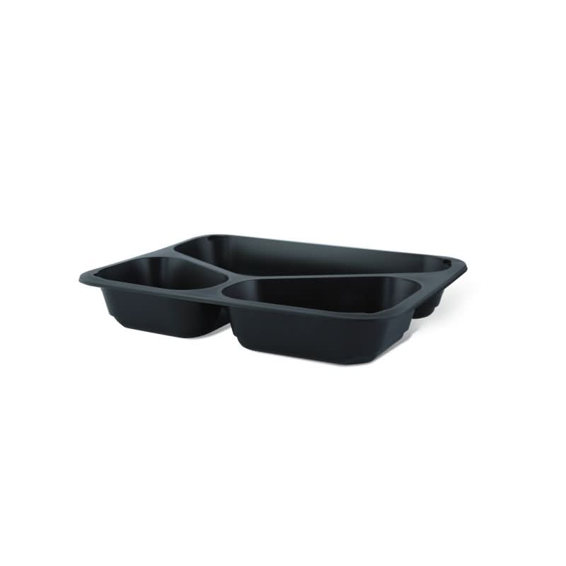 Casseruola Termo 3 Scomparti e Coperchio Trasparente, Set 10 pezzi Catering Nati Shop