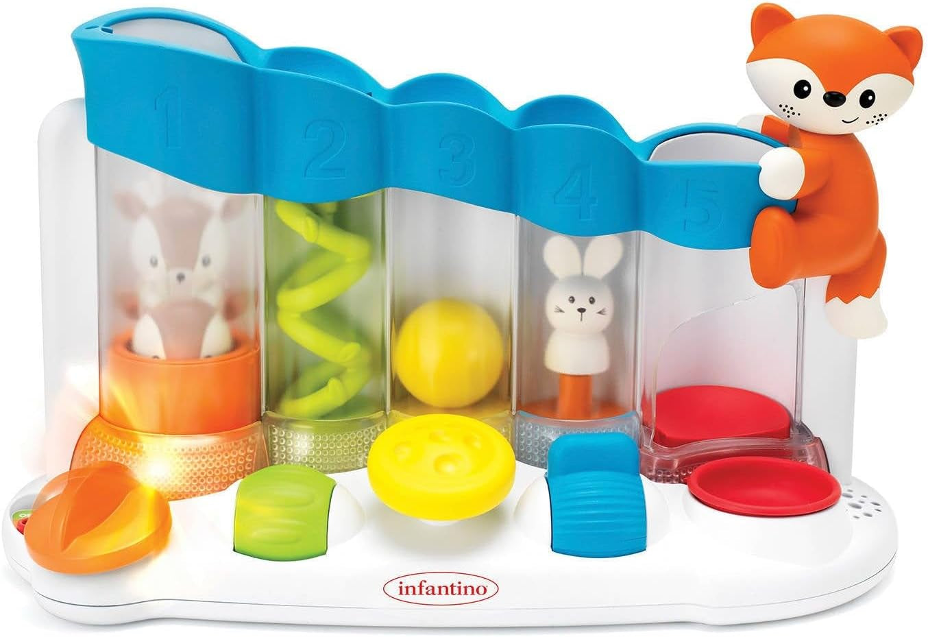 Infantino 216428 Sensorial Ball Drop Piano Senso, multicolore Giocattoli per bambini Naty Shop Titolo predefinito