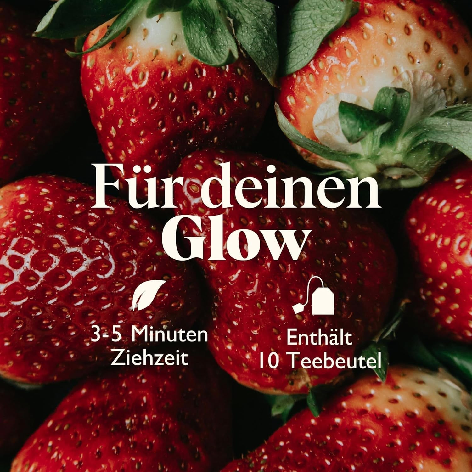 Twinings GLOW Tè verde all'aloe vera e ortica con biotina - Miscela di tisane per la cura naturale della pelle e dei capelli, confezione da 12 (10 bustine ciascuno)