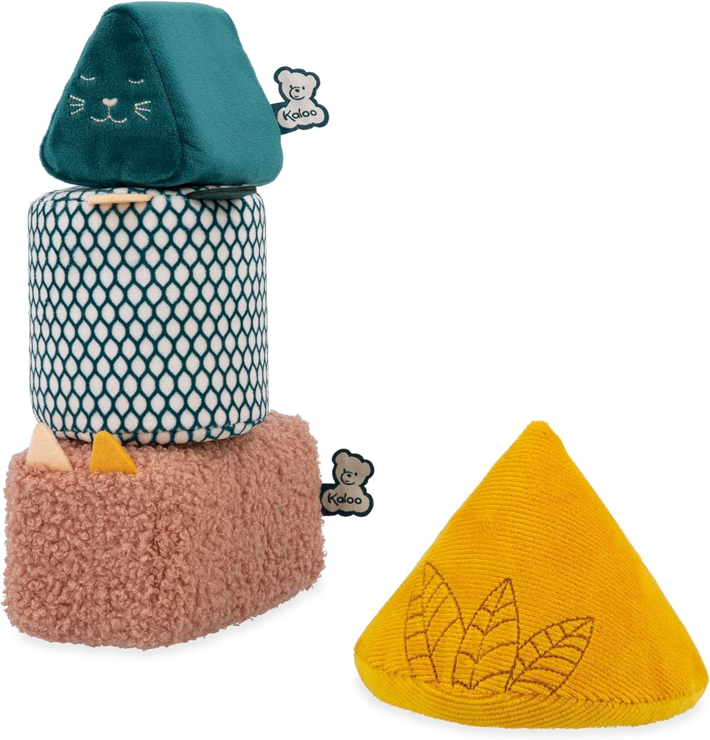 KALOO - Stimoli - 4 forme evolutive con suoni - Prodotti per l'infanzia - Gioco impilabile - Capacità di udito e comprensione - Dalla nascita, K227002 Giochi per bambini Naty Shop Titolo predefinito