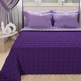 PETTI Artigiani Italiani - Copriletto singolo, copriletto double face, copriletto primaverile, blu notte, bianco, 100% Made in Italy Trapunte e trapunte Naty Shop Fucsia Letto 120 (220X260 Cm)