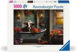 Ravensburger Puzzle 12000782 - Mucca nella vasca - Puzzle da 1000 pezzi per adulti e bambini dai 14 anni, Puzzle Naty Shop Titolo predefinito