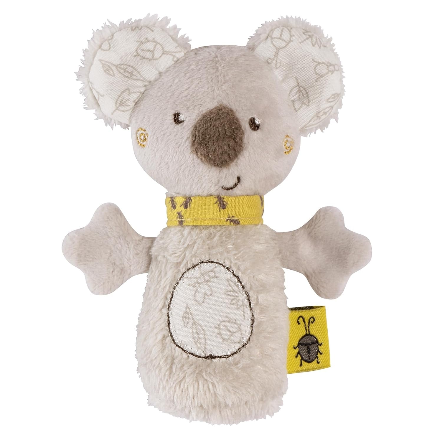 Mini lontra a sonagli Fehn - mini giocattolo da afferrare per scuotere, palpare e giocare con un animale di stoffa morbido e coccoloso - un compagno fedele per neonati e bambini a partire da 0 mesi Baby Toys Naty Shop Koala
