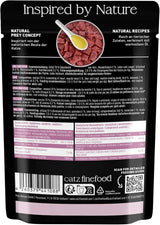 Alimento umido per gatti Catz Finefood Purrrr Sheep Monoprotein n. 113, per gatti con digestione sensibile, contenuto carne 70%, 16 buste da 85 g ciascuna