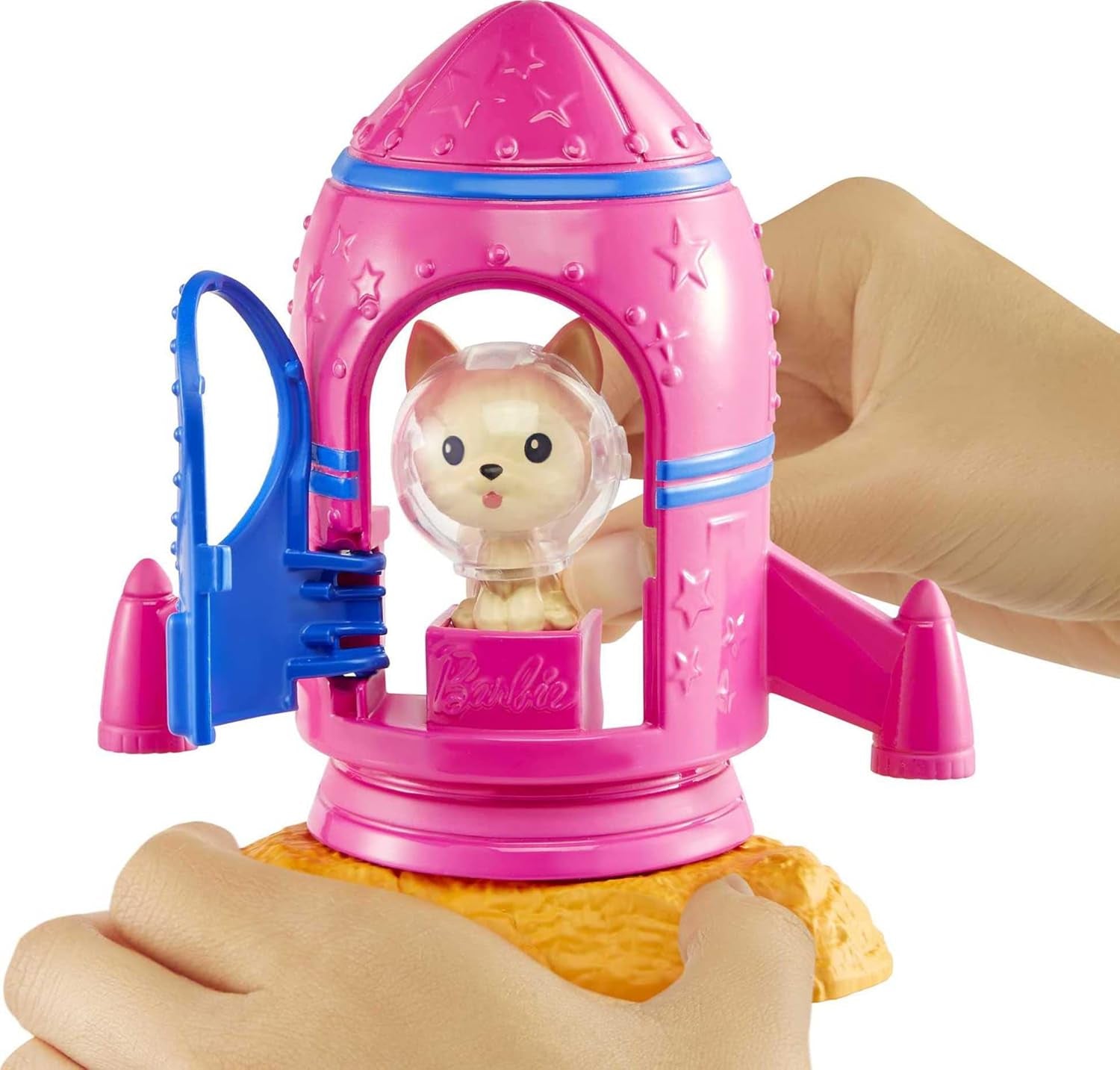 Barbie GXF27 - Stazione Spaziale Avventura spaziale, bambola spaziale, cucciolo, postazione di lavoro, scene spaziali, 20 accessori, giocattolo regalo per bambini dai 3 anni in su