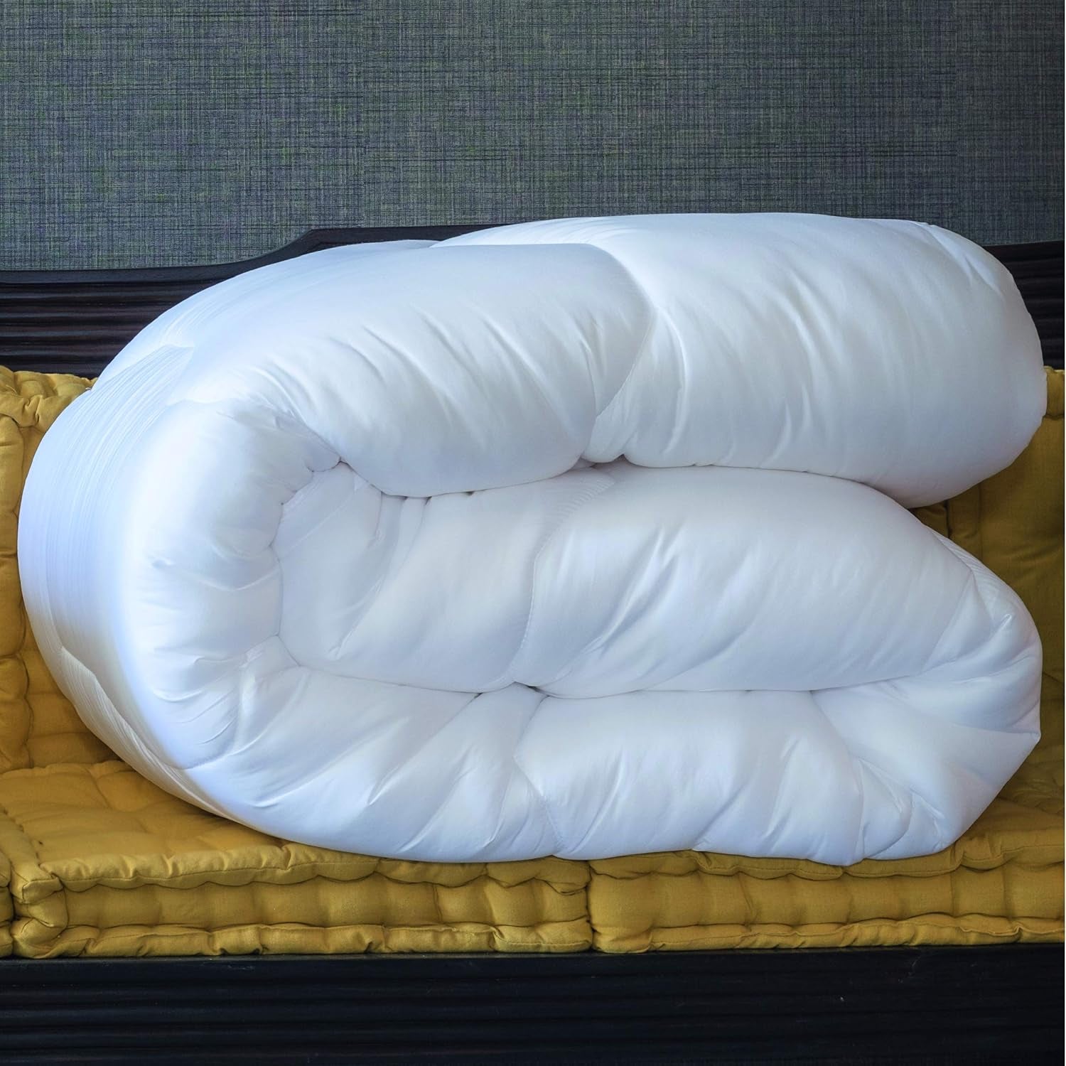 Blanrève Cthalvd011420 Copripiumino Hollofil Allerban caldo cotone bianco 140 X 200 cm Piumini e trapunte Naty Shop